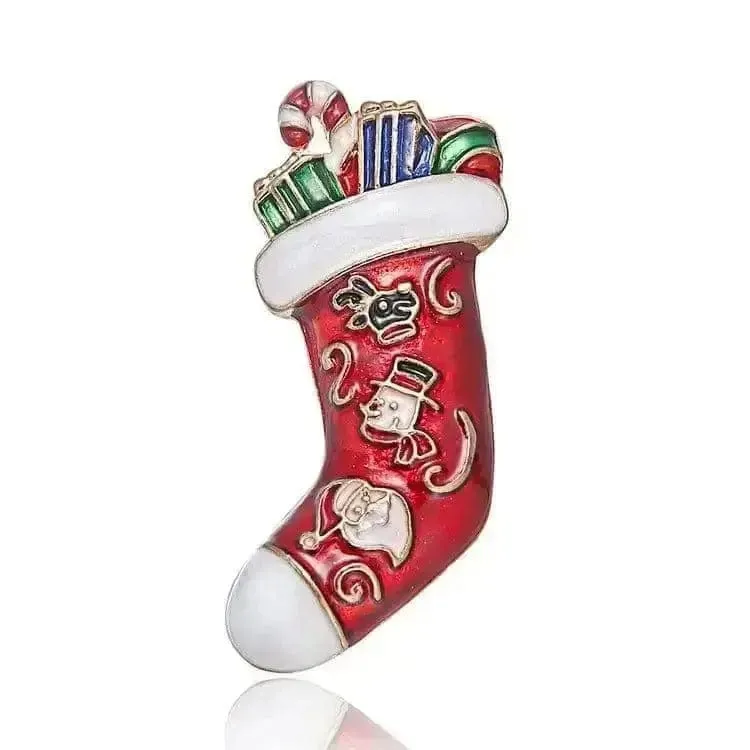 🌟 Fashion Diamond Bow Tie Wreath Brooch - Holiday Glamour Unleashed 🌟