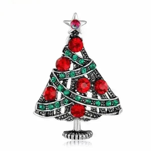 🌟 Fashion Diamond Bow Tie Wreath Brooch - Holiday Glamour Unleashed 🌟
