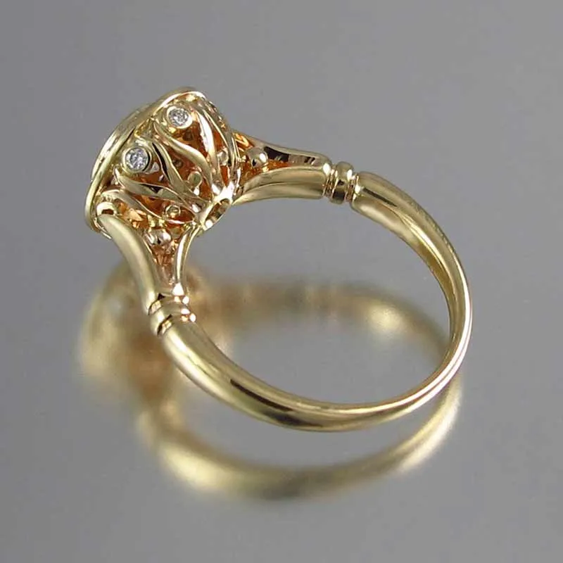 2PC Bridal Ring Sets Romantic Proposal Wedding Rings For Women