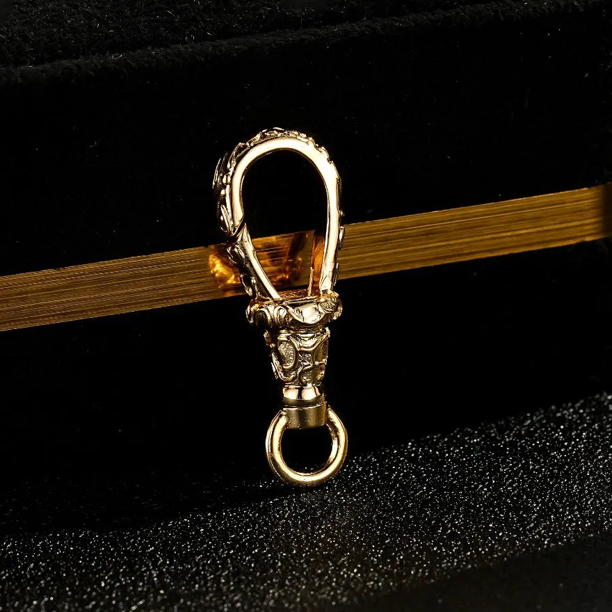 30mm Gold Filled Bonded Ornate Albert Clasp 8mm/12mm