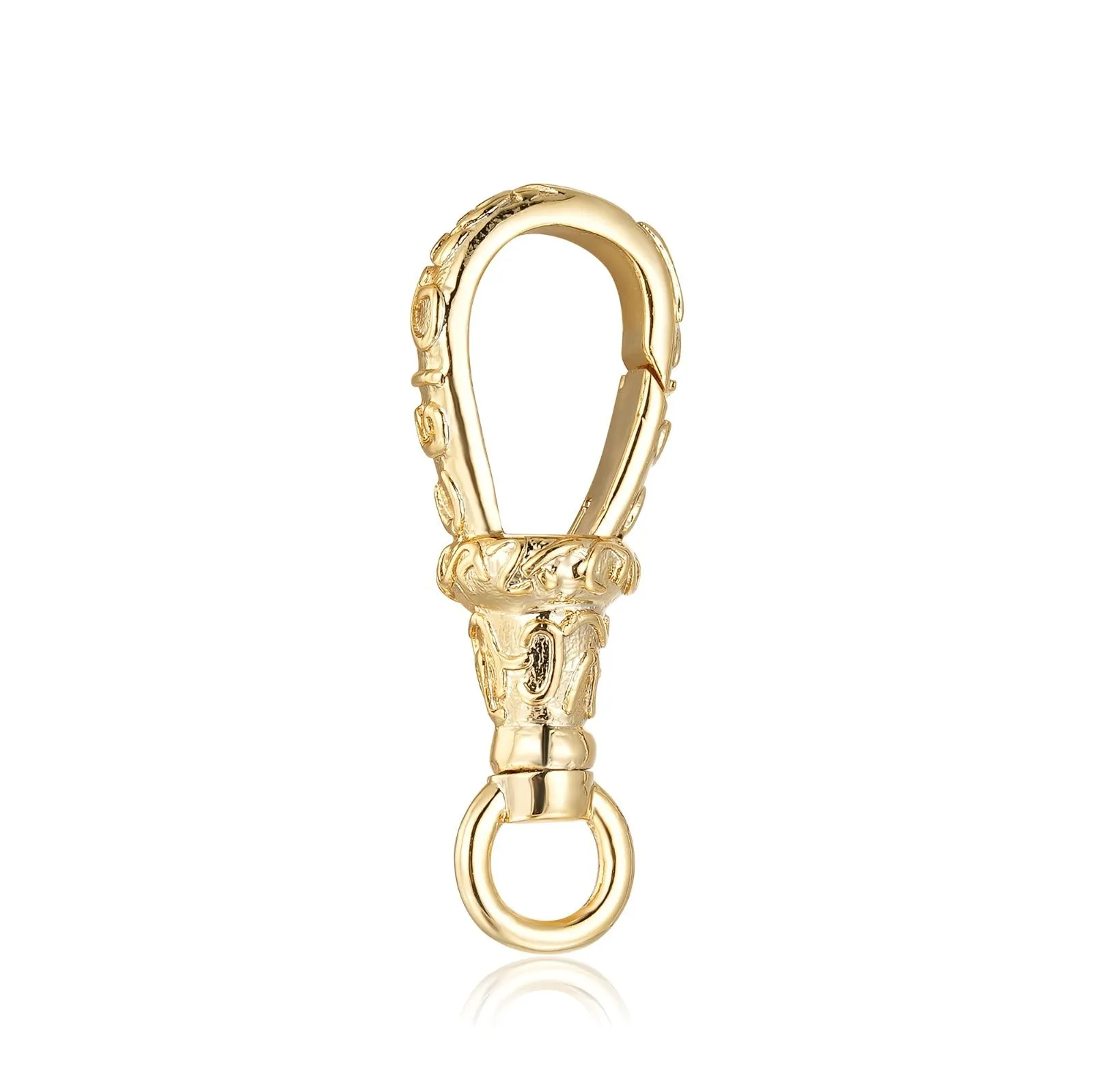30mm Gold Filled Bonded Ornate Albert Clasp 8mm/12mm