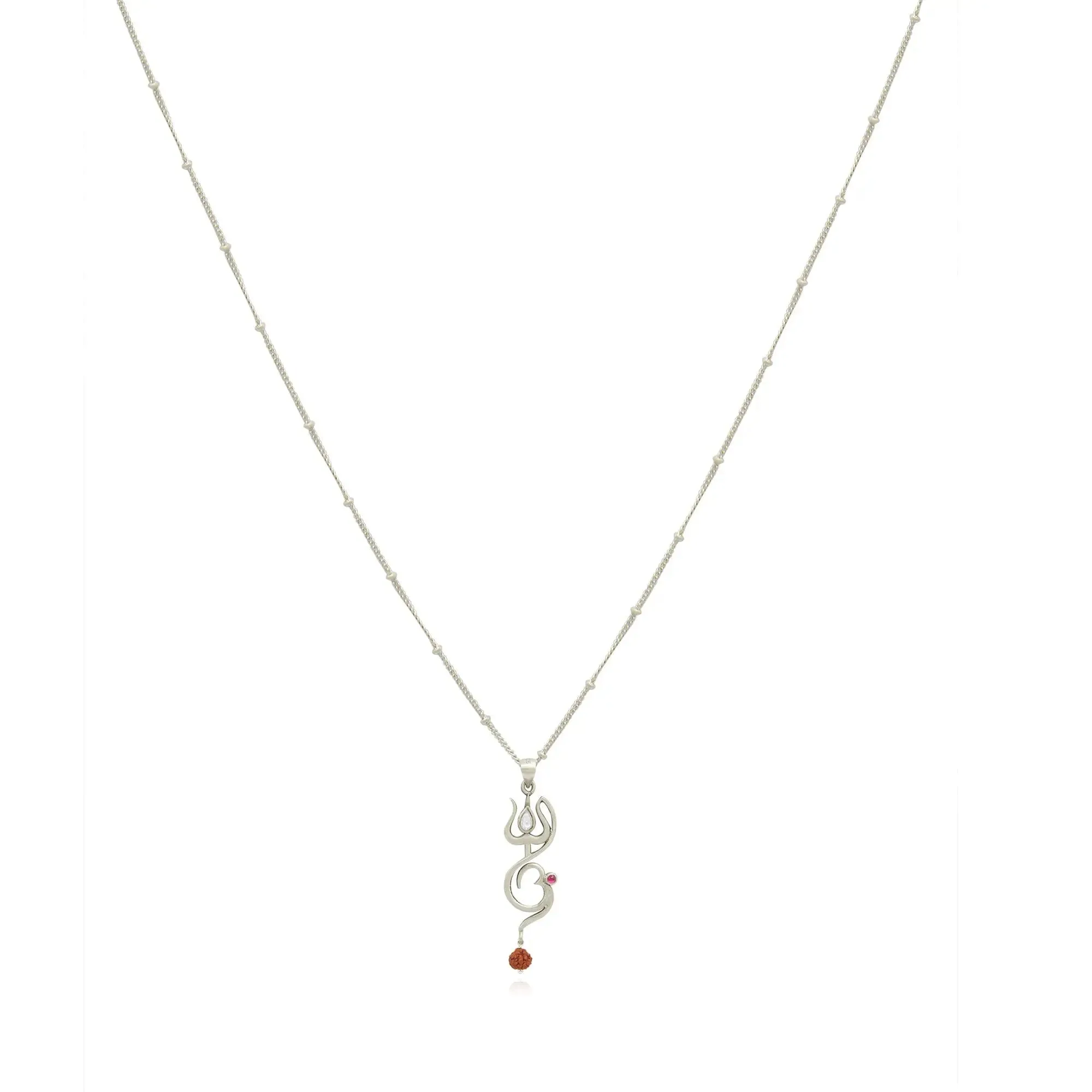 92.5 silver Women's Om pendant