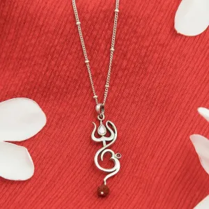 92.5 silver Women's Om pendant