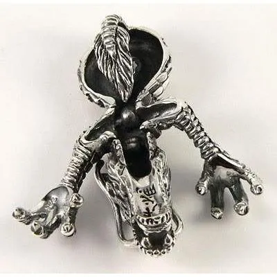 925 Sterling Silver Big Dragon Pendants