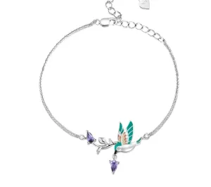 925 Sterling Silver Kingfisher Bracelet