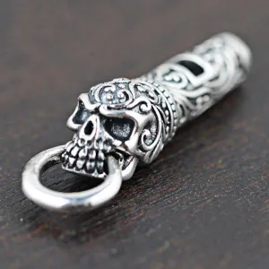925 Sterling Silver Unique Whistle Skull Pendants