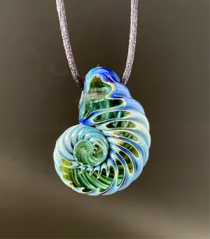 Ammonite pendant. (Deep sea)