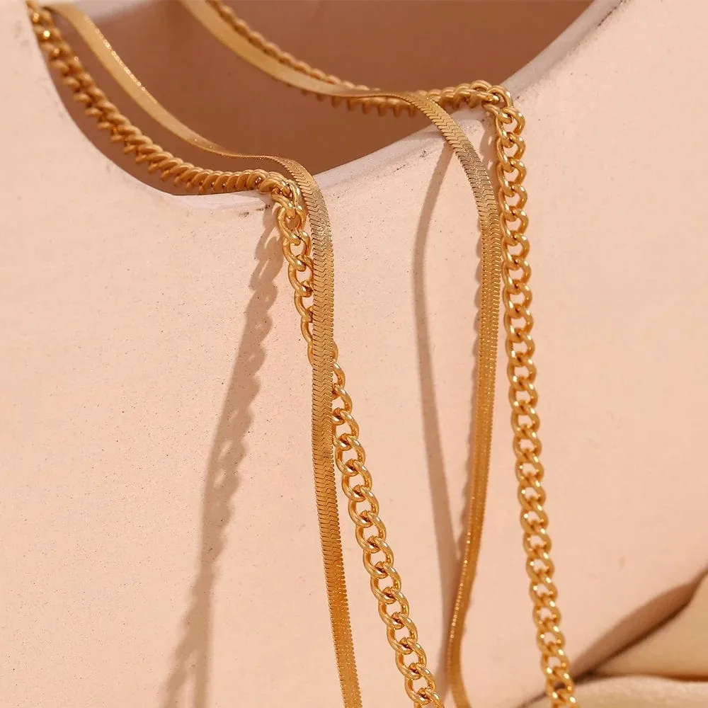 Ana Lisa  Double Layer Necklace