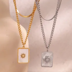 Ana Lisa  Double Layer Necklace