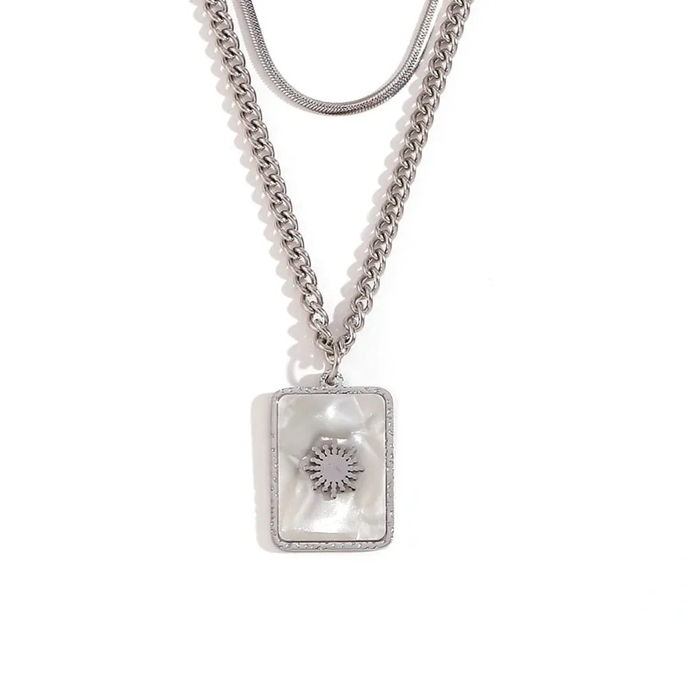 Ana Lisa  Double Layer Necklace