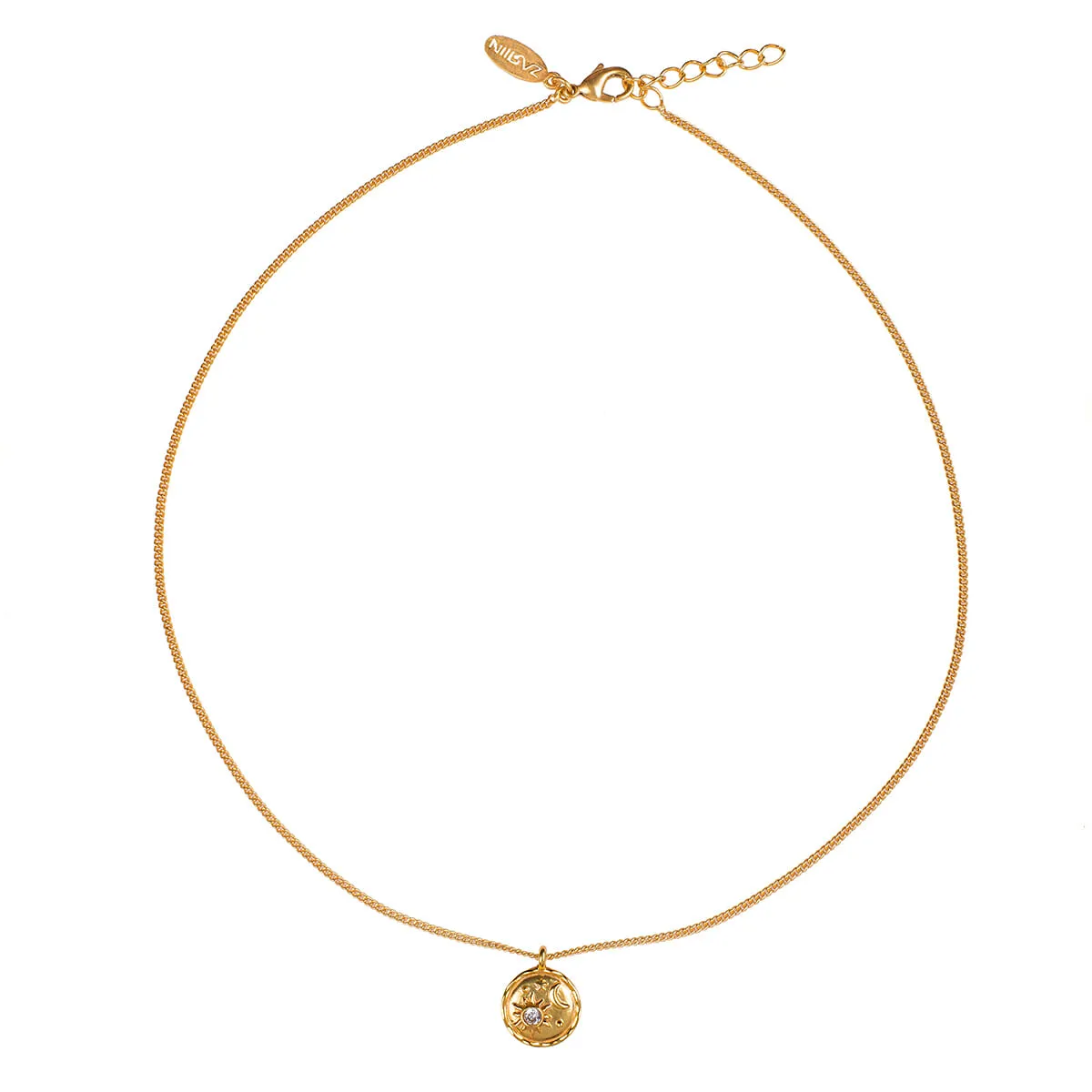 April Birthstone Necklace With Cz