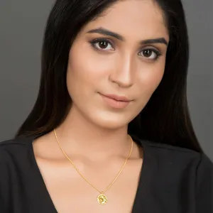 April Birthstone Necklace With Cz