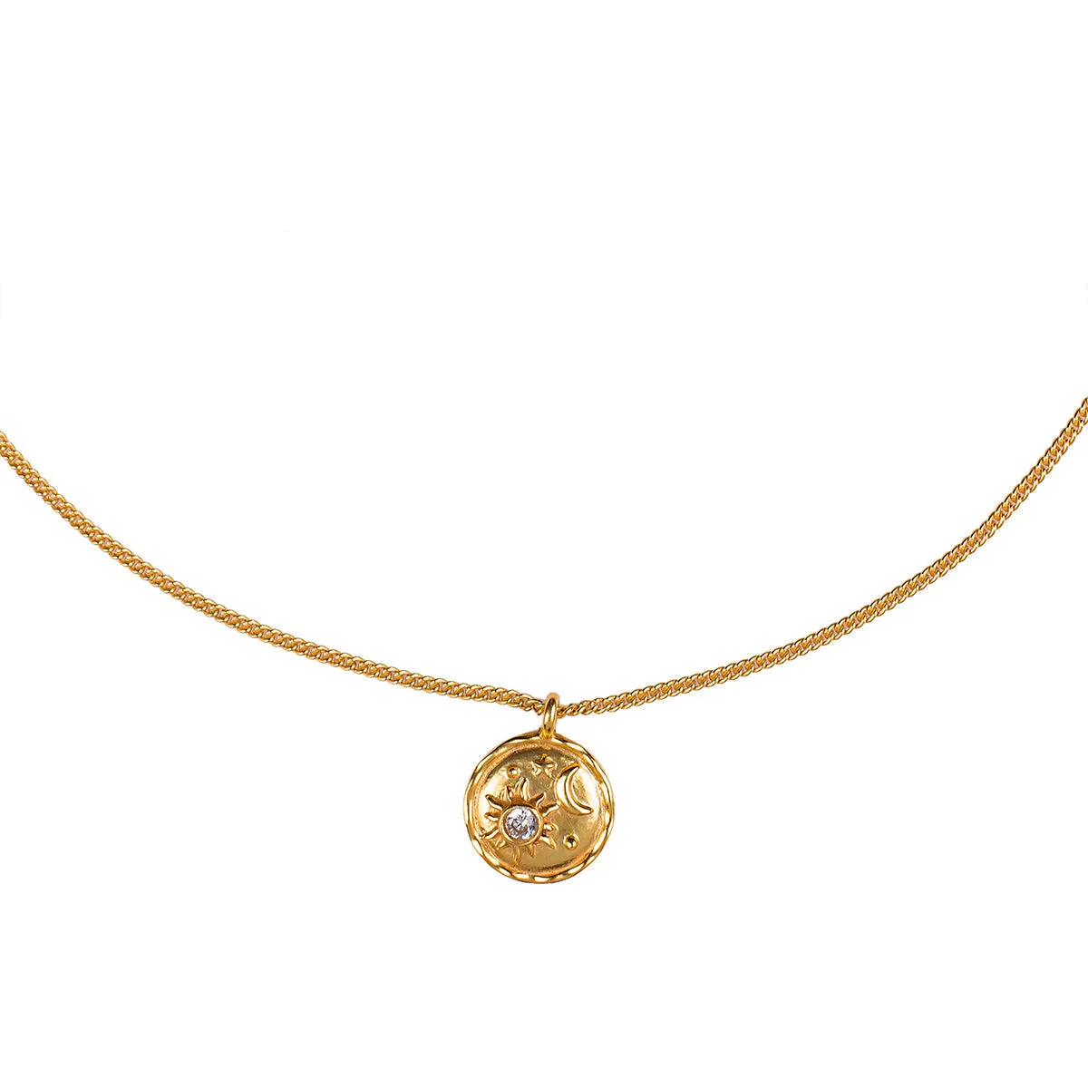 April Birthstone Necklace With Cz