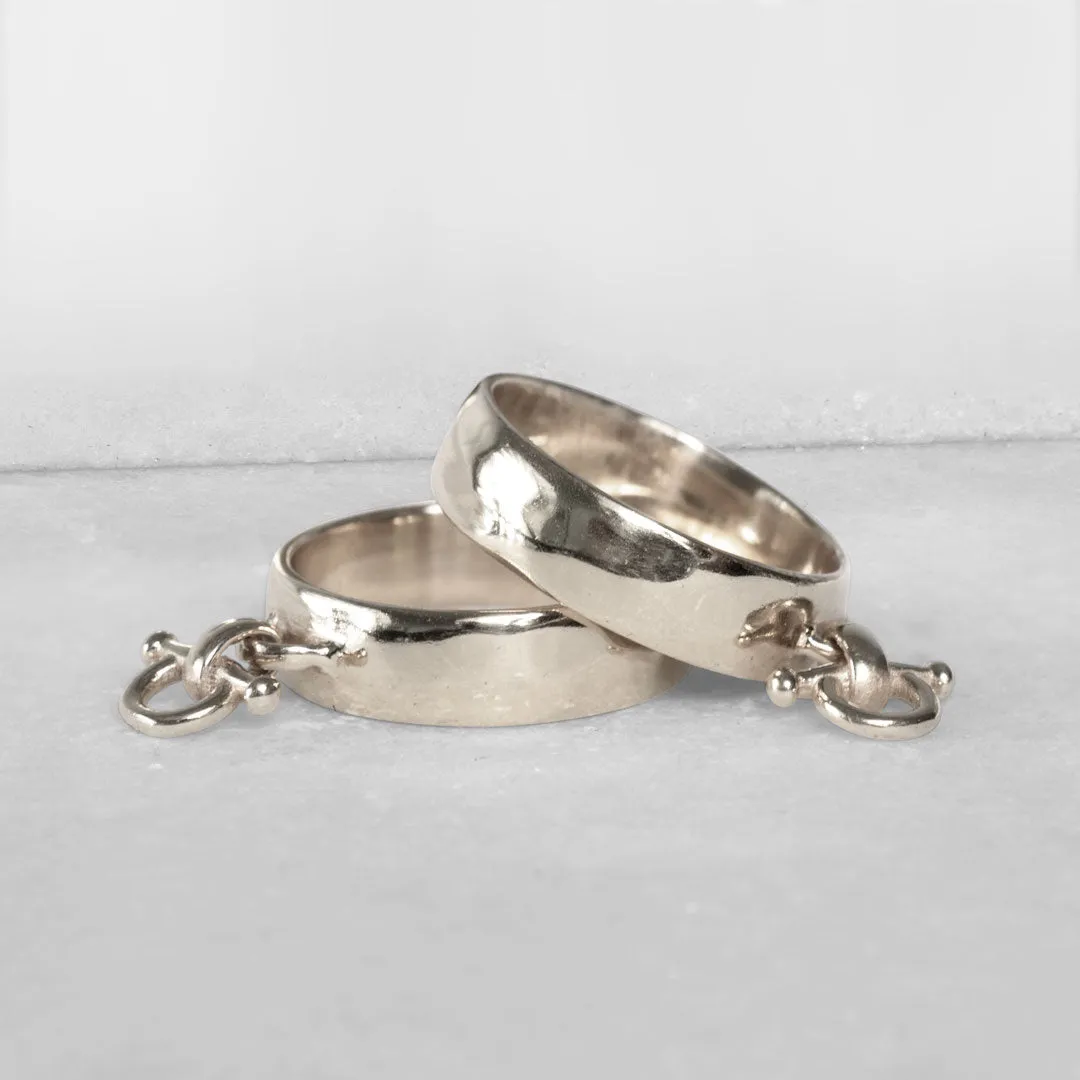 Ariston Horse Bit Bracelet in Sterling Silver on Brass Equestrian Bracelet