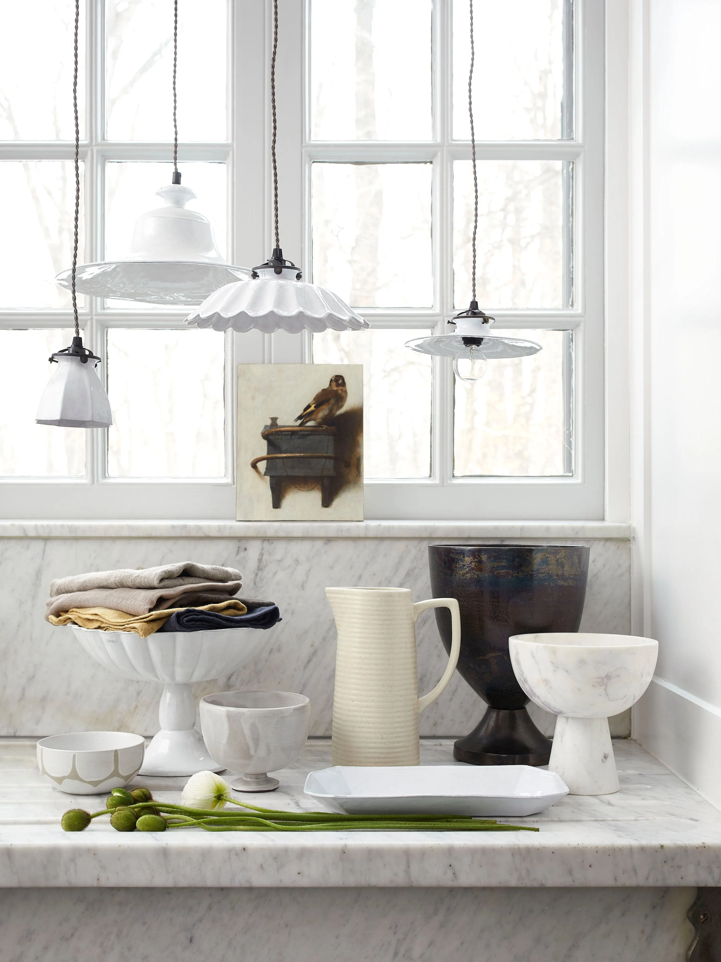 Astier de Villatte Marguerite Pendants