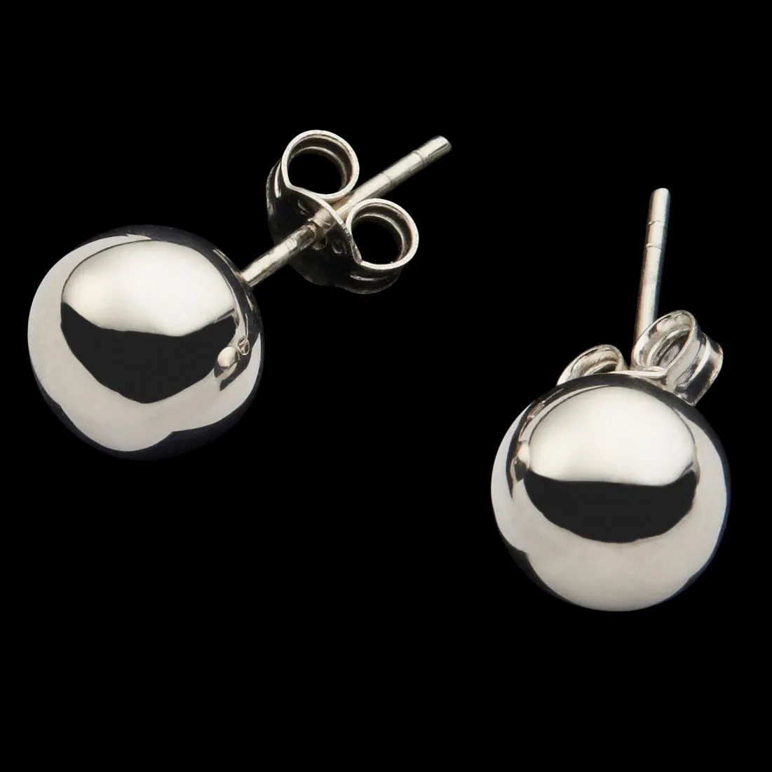 Astraea Silver Bead Earrings