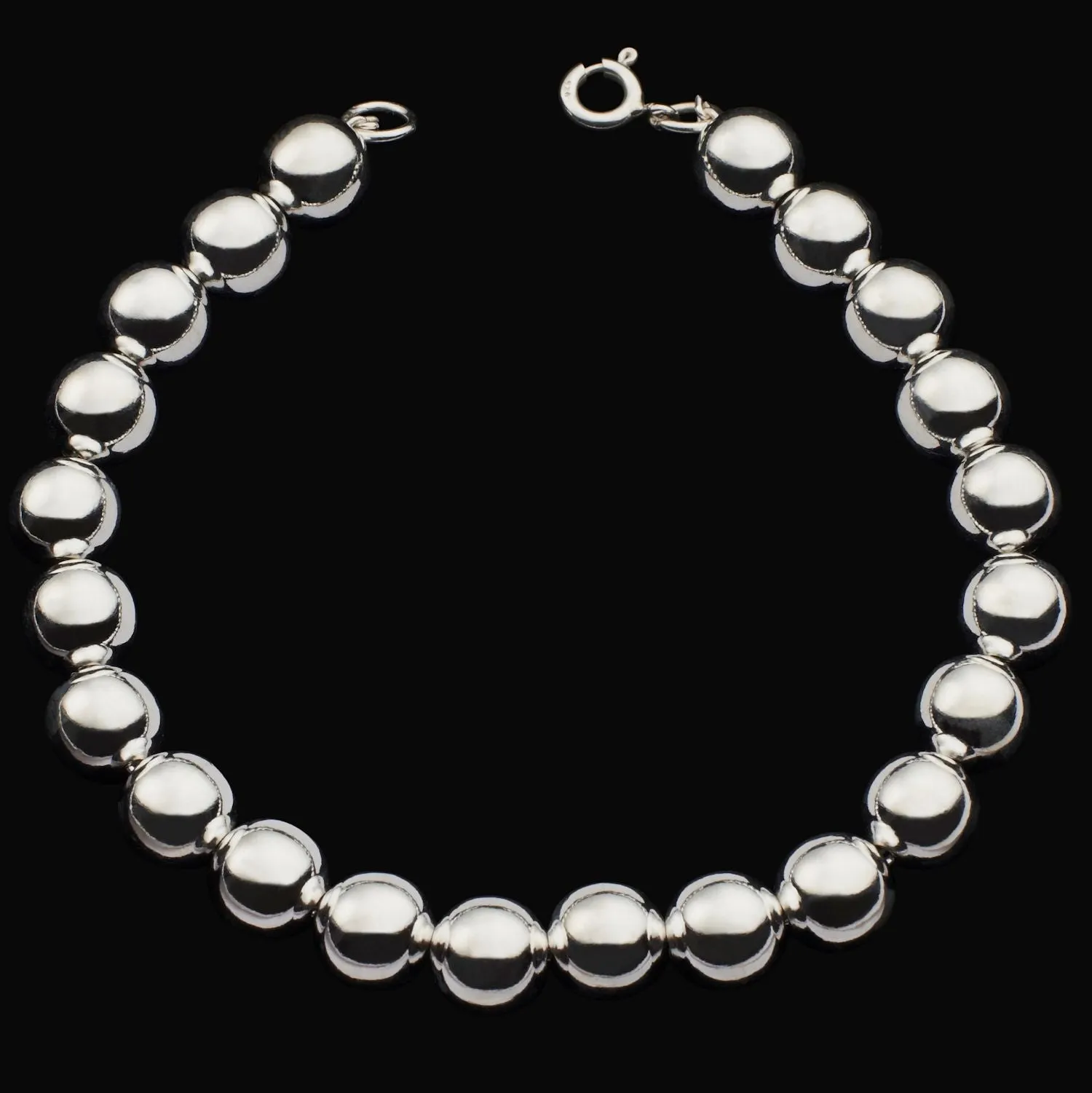Astraea Silver Bead Earrings