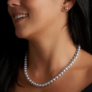 Astraea Silver Bead Earrings