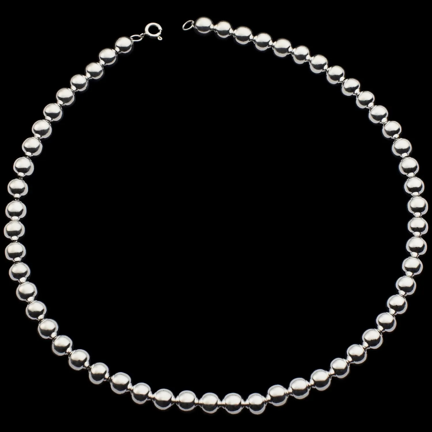 Astraea Silver Bead Earrings