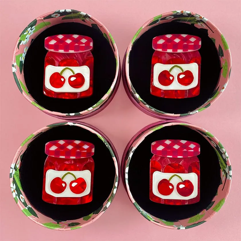 Black Cherry Precious Preserve Mini Brooch
