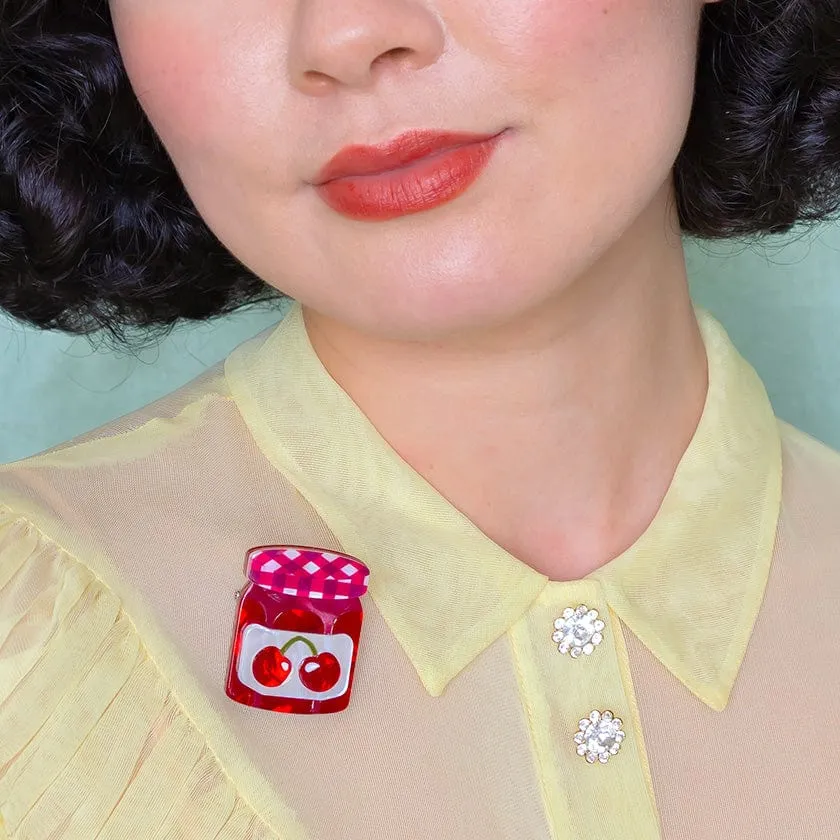 Black Cherry Precious Preserve Mini Brooch