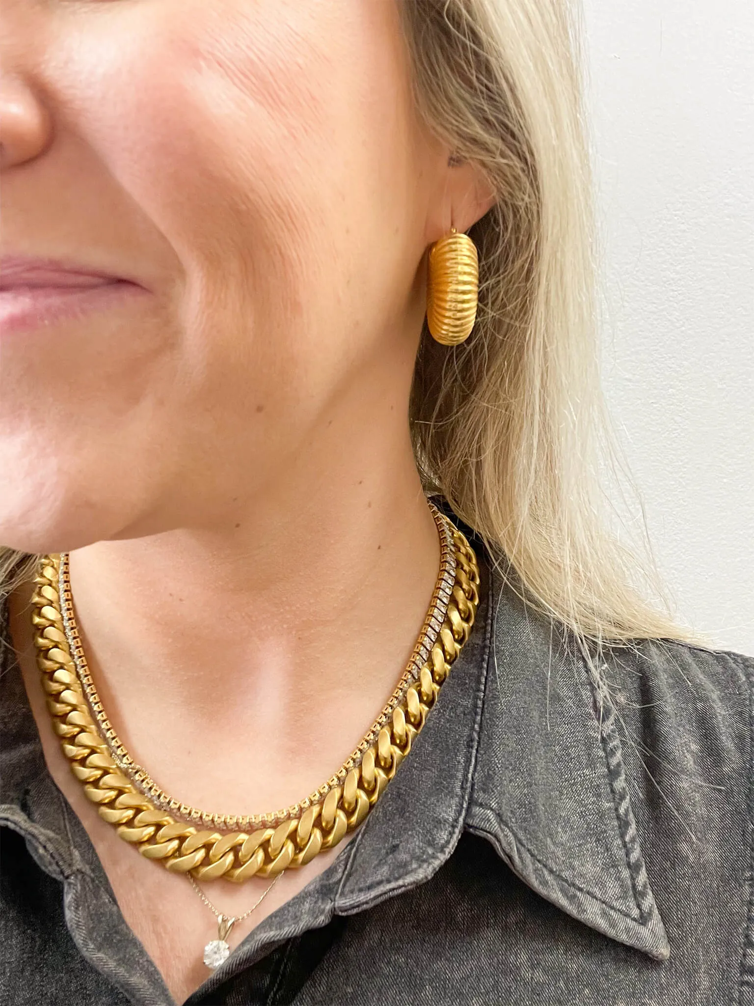 Blaire Gold Chunky Chain Necklace