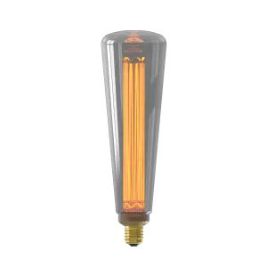 Calex Royal Kinna Bulb - E27 - Filament - Titanium - Warm White Light - 3.5W