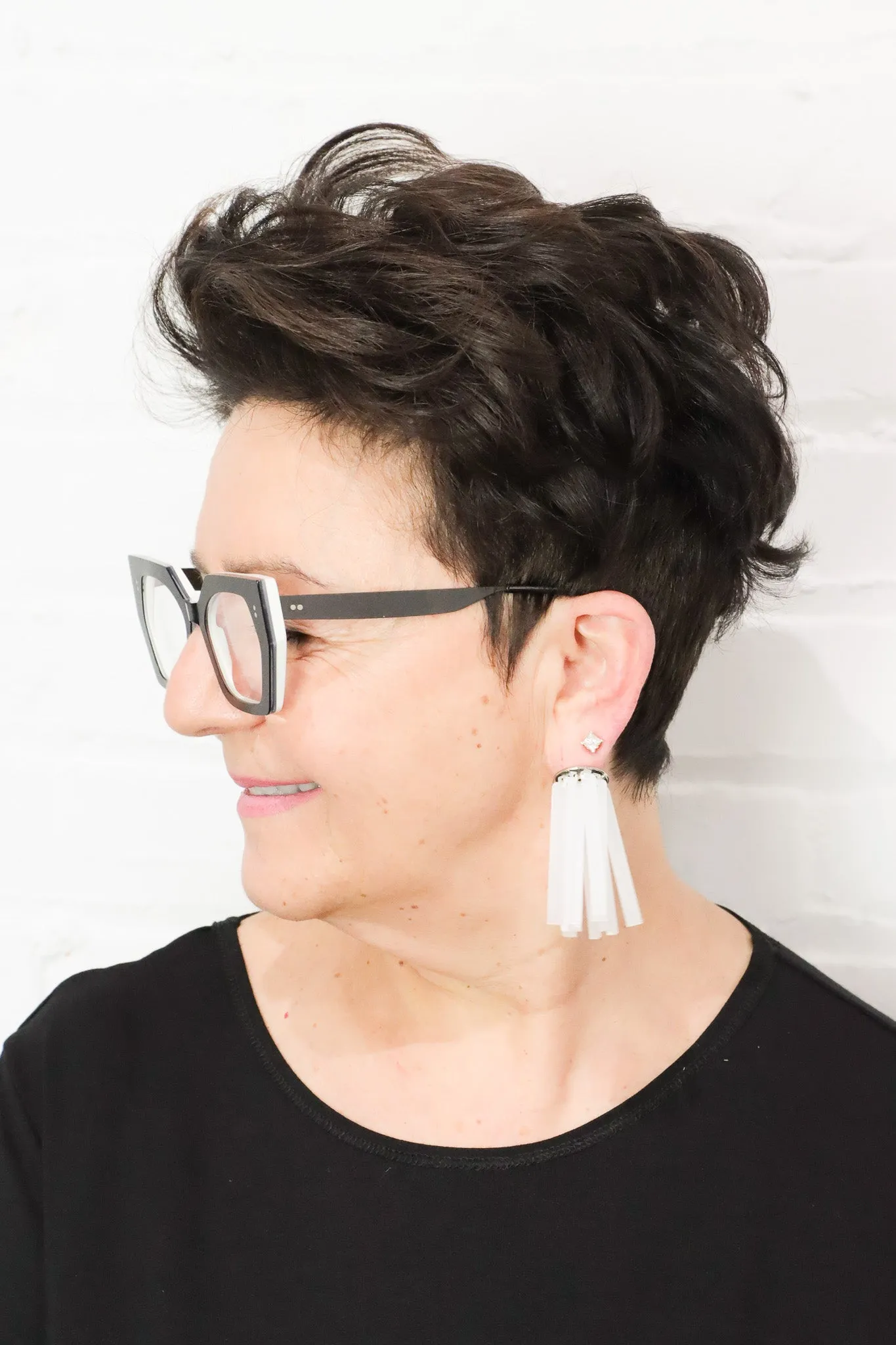 CENTOPERCENTOCASHEMIRE Spike Earrings (3 Colors)