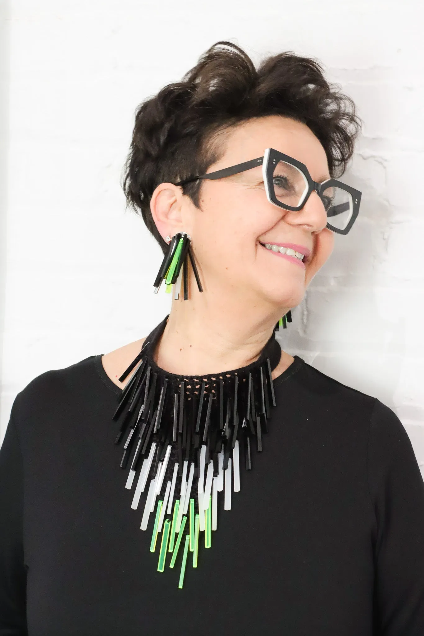 CENTOPERCENTOCASHEMIRE Spike Earrings (3 Colors)