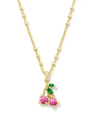 Cherry Short Pendant Necklace