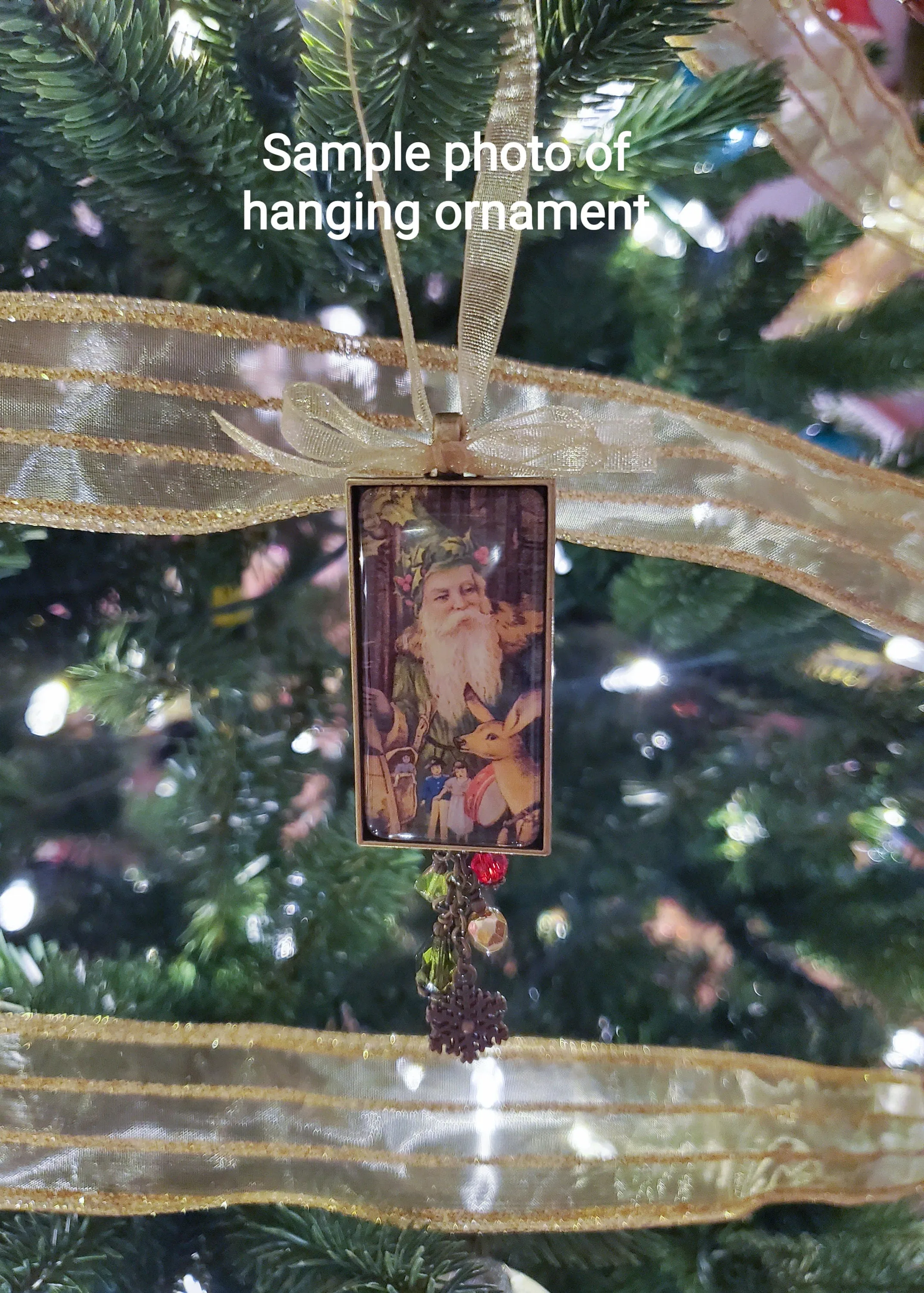 Christmas Ornaments, Steampunk Style Holiday Ornaments, Unique Holiday Decor