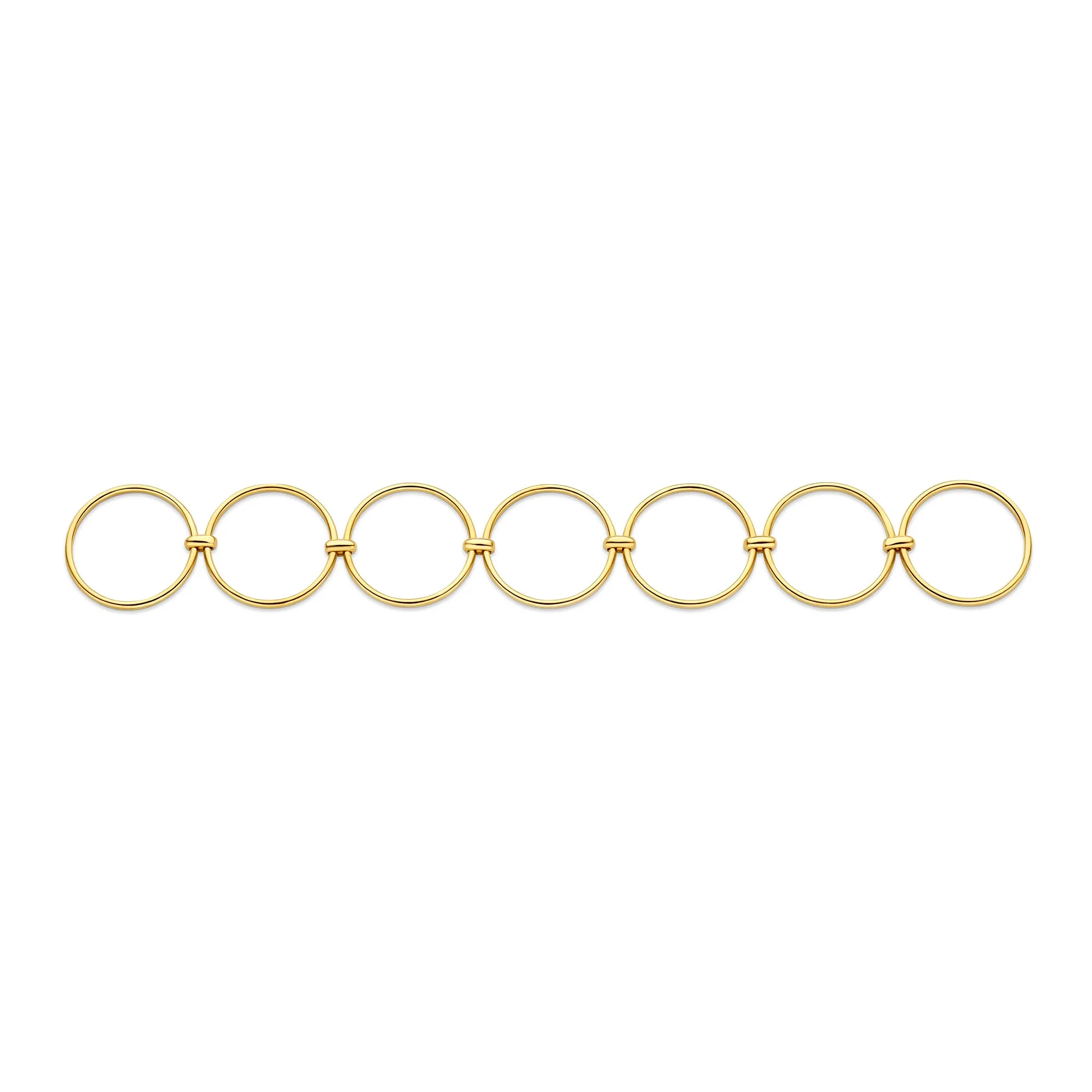 Cour d'Honneur Adora 14 karat golden 7-piece multiring