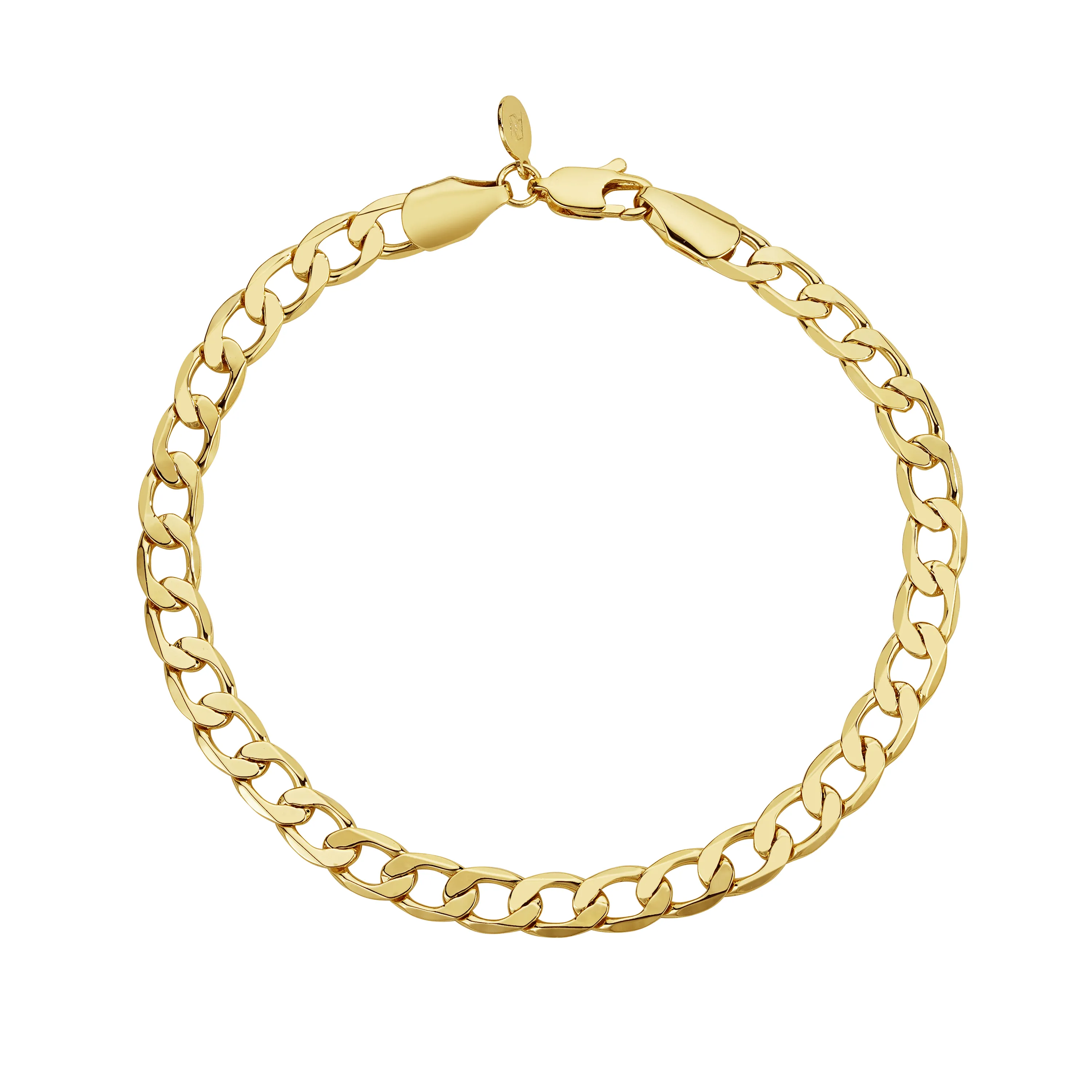 Curb Bracelet 6mm - Gold