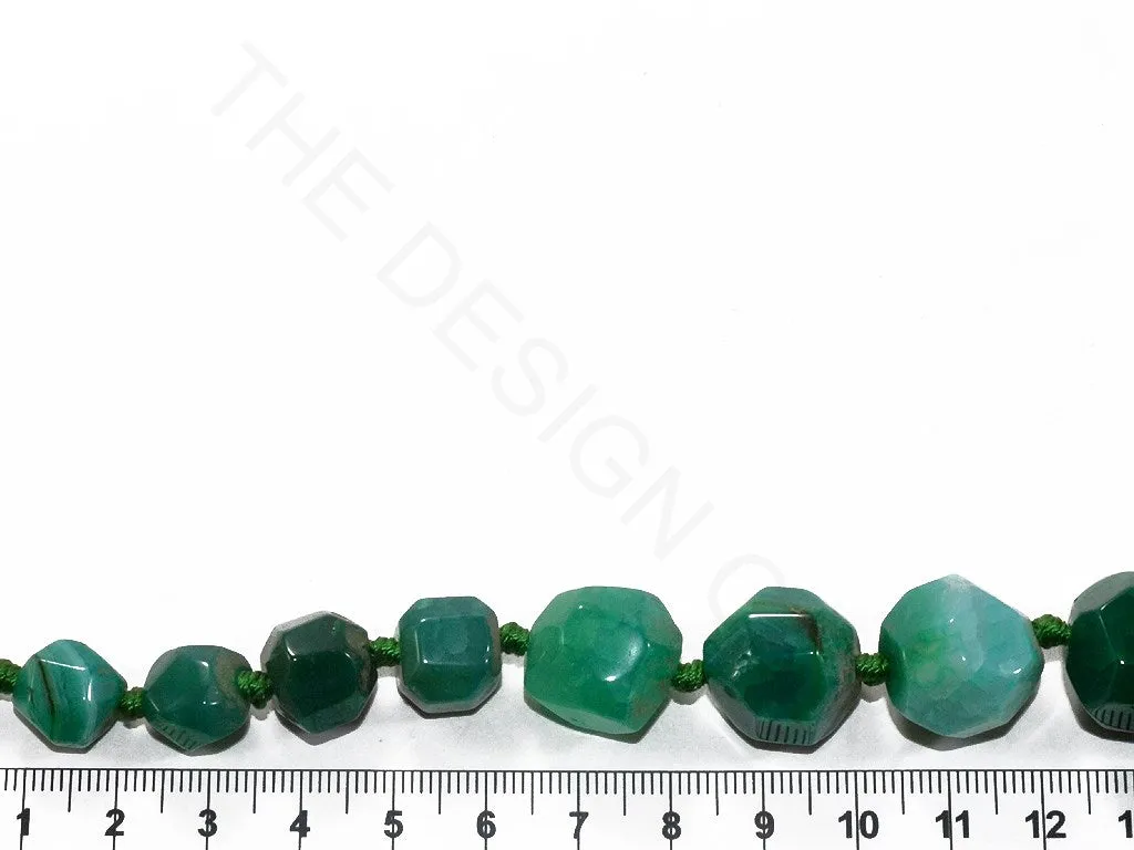 Dark Sea Green Uncut Agate Stones