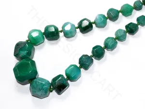 Dark Sea Green Uncut Agate Stones