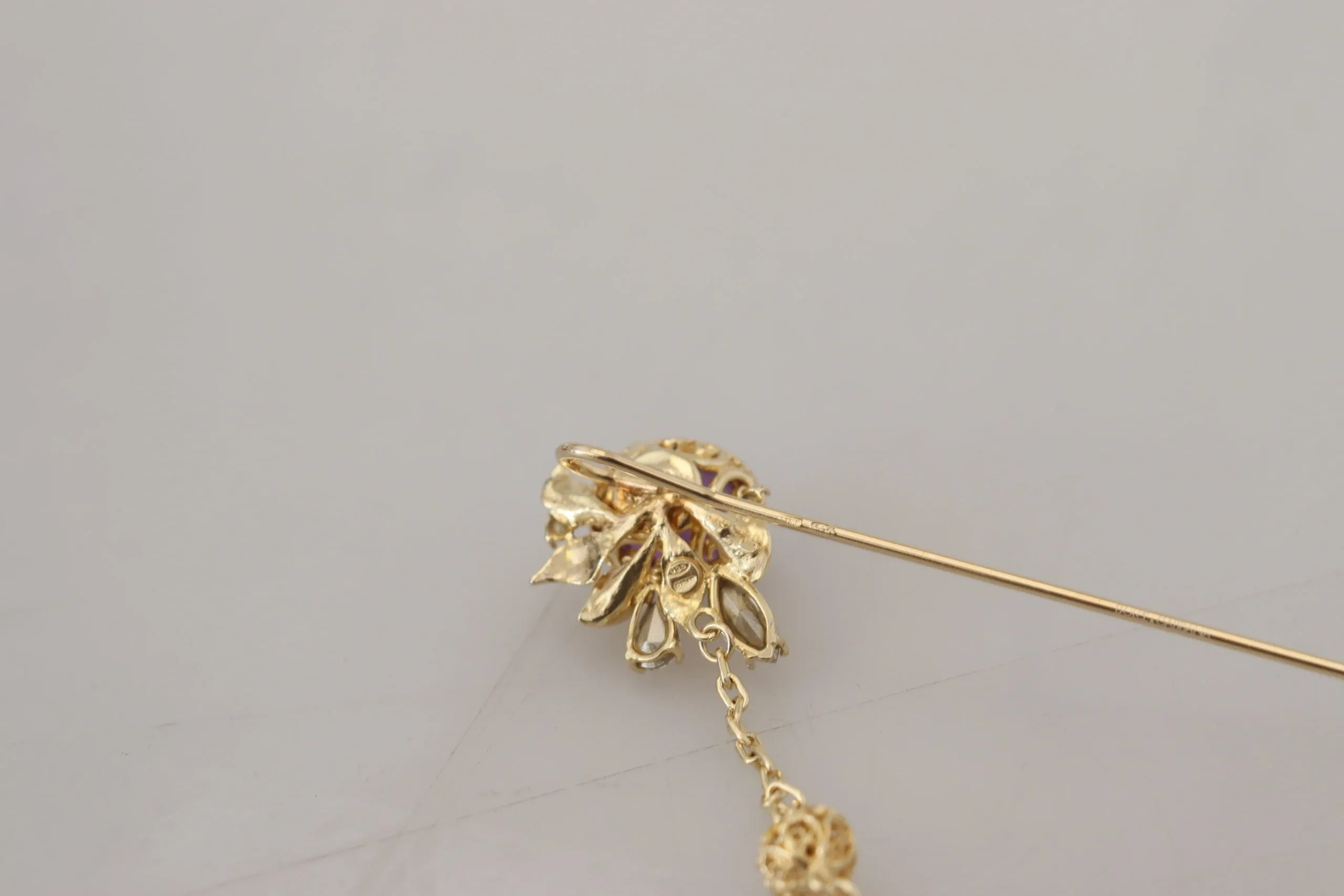 Dolce & Gabbana Elegant Sterling Silver Brooch Pin