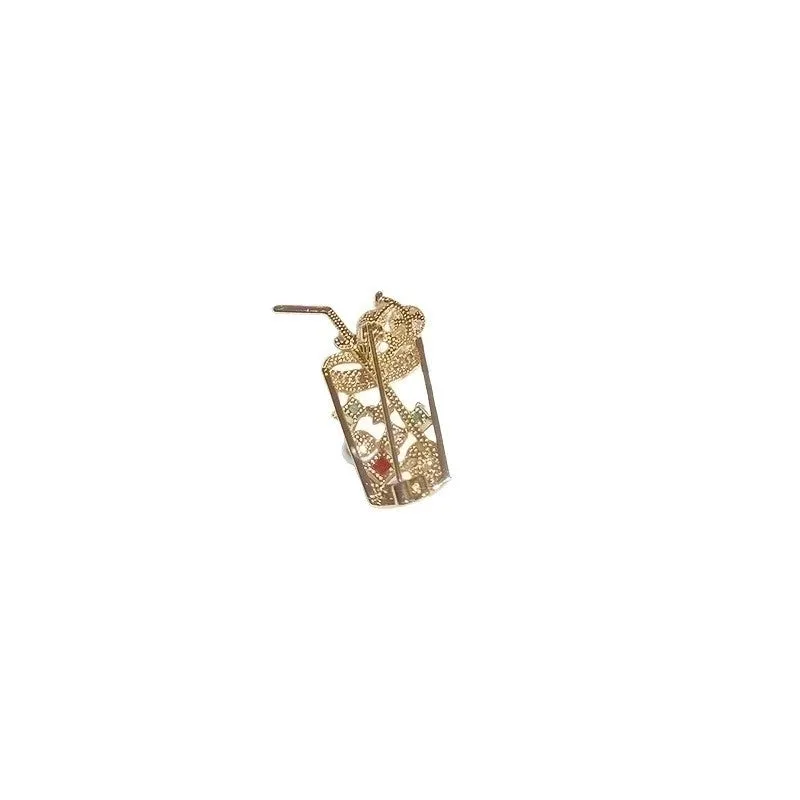 Elegant Pin Heart Shape Flower Butterfly Imitation Pearl Rhinestone Metal Women'S Brooches