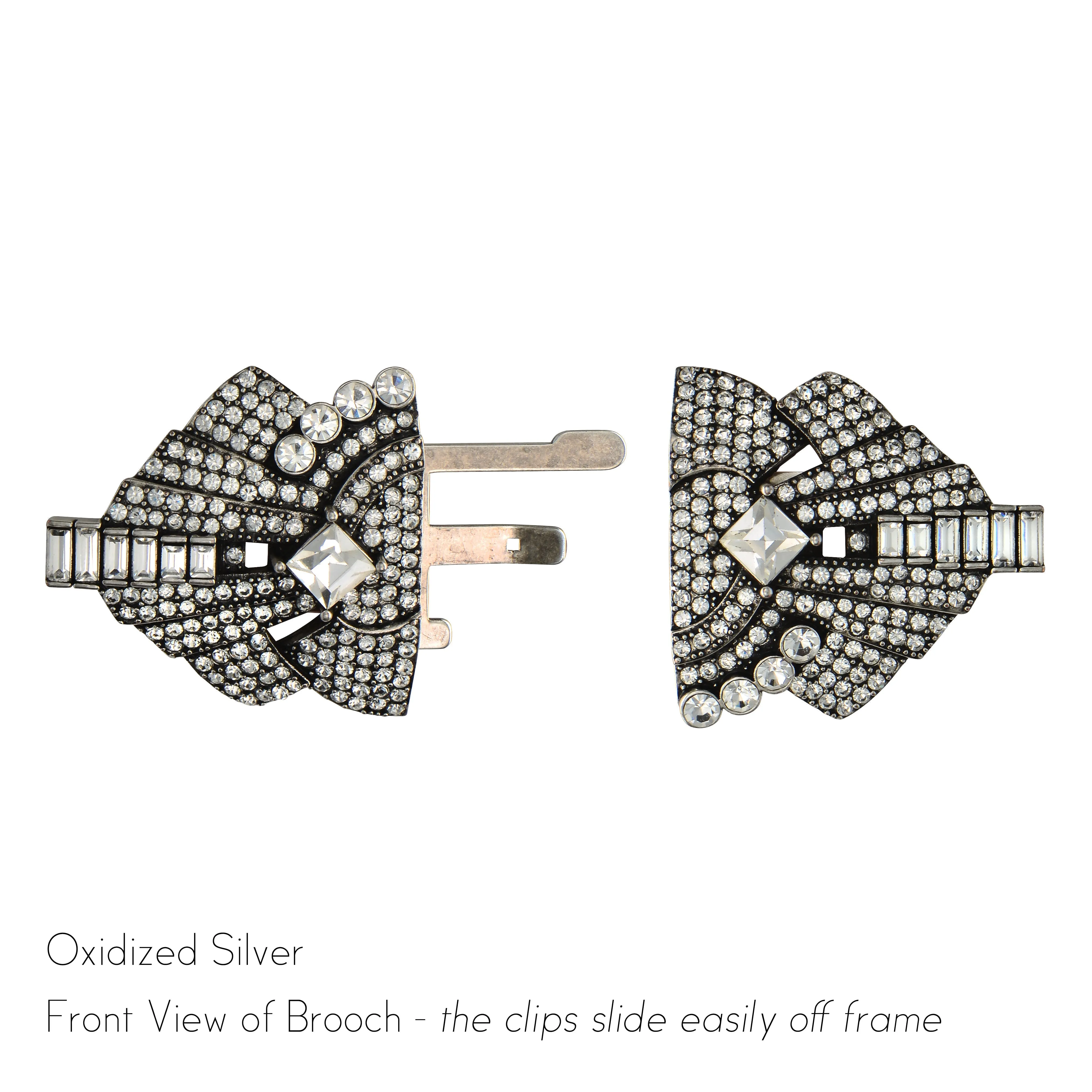 Eliza Double Clip Brooch