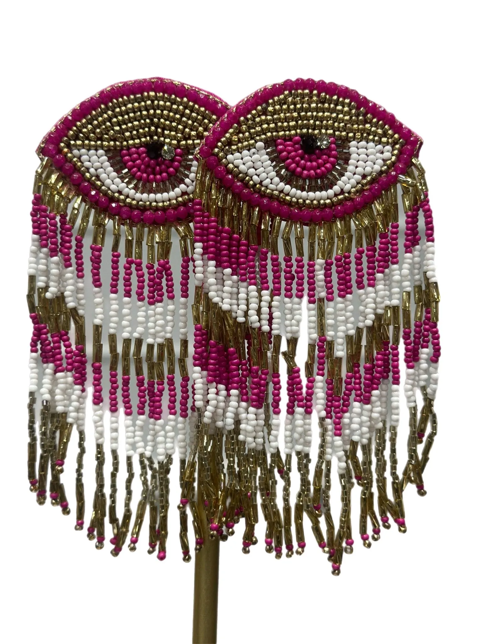 Eni Beaded Drop Earrings