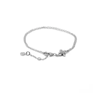 Flora Bracelet (Silver/CZ)