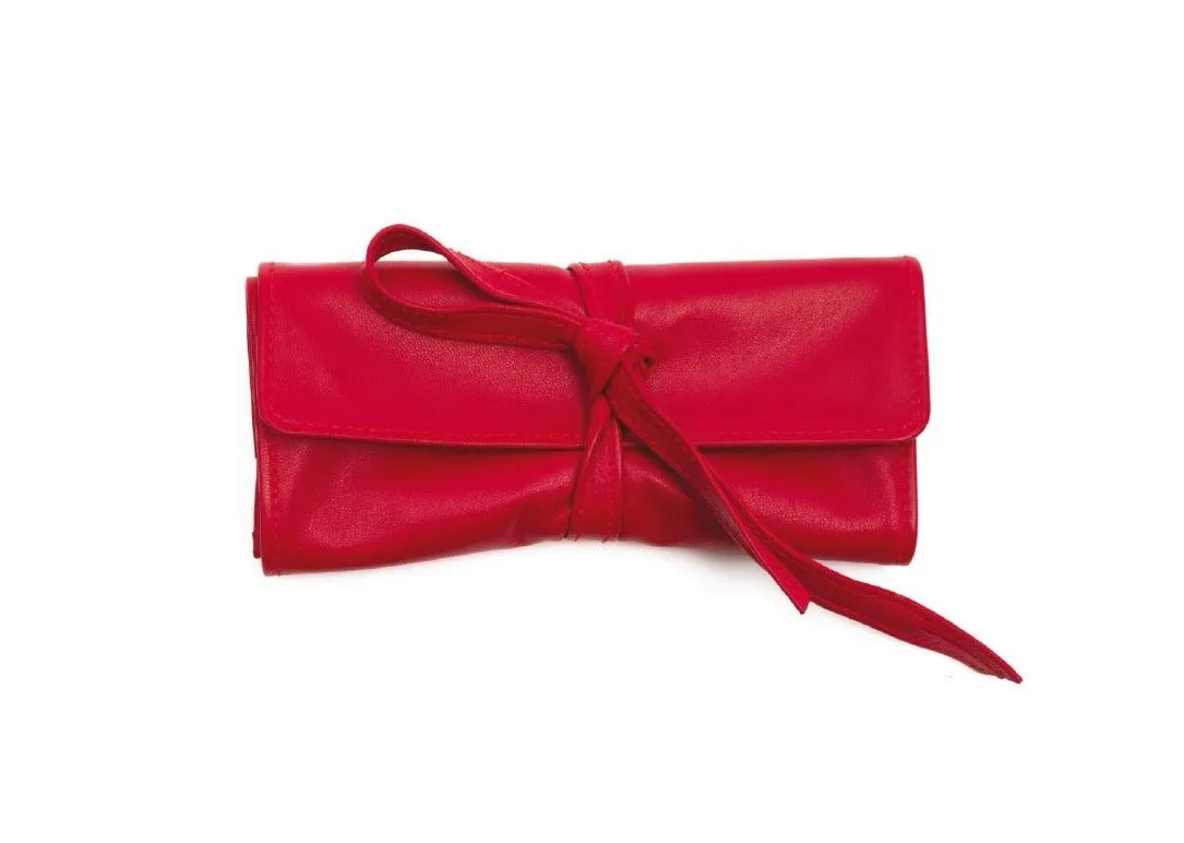 Foldable Jewelry Case LAMB NAPPA LEATHER