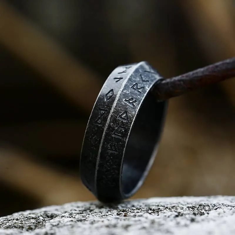 Futhark Runes Men-Women Rings