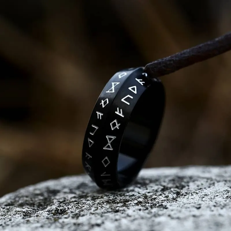 Futhark Runes Men-Women Rings