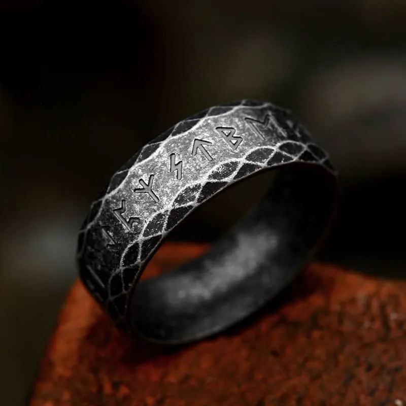Futhark Runes Men-Women Rings