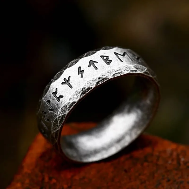 Futhark Runes Men-Women Rings