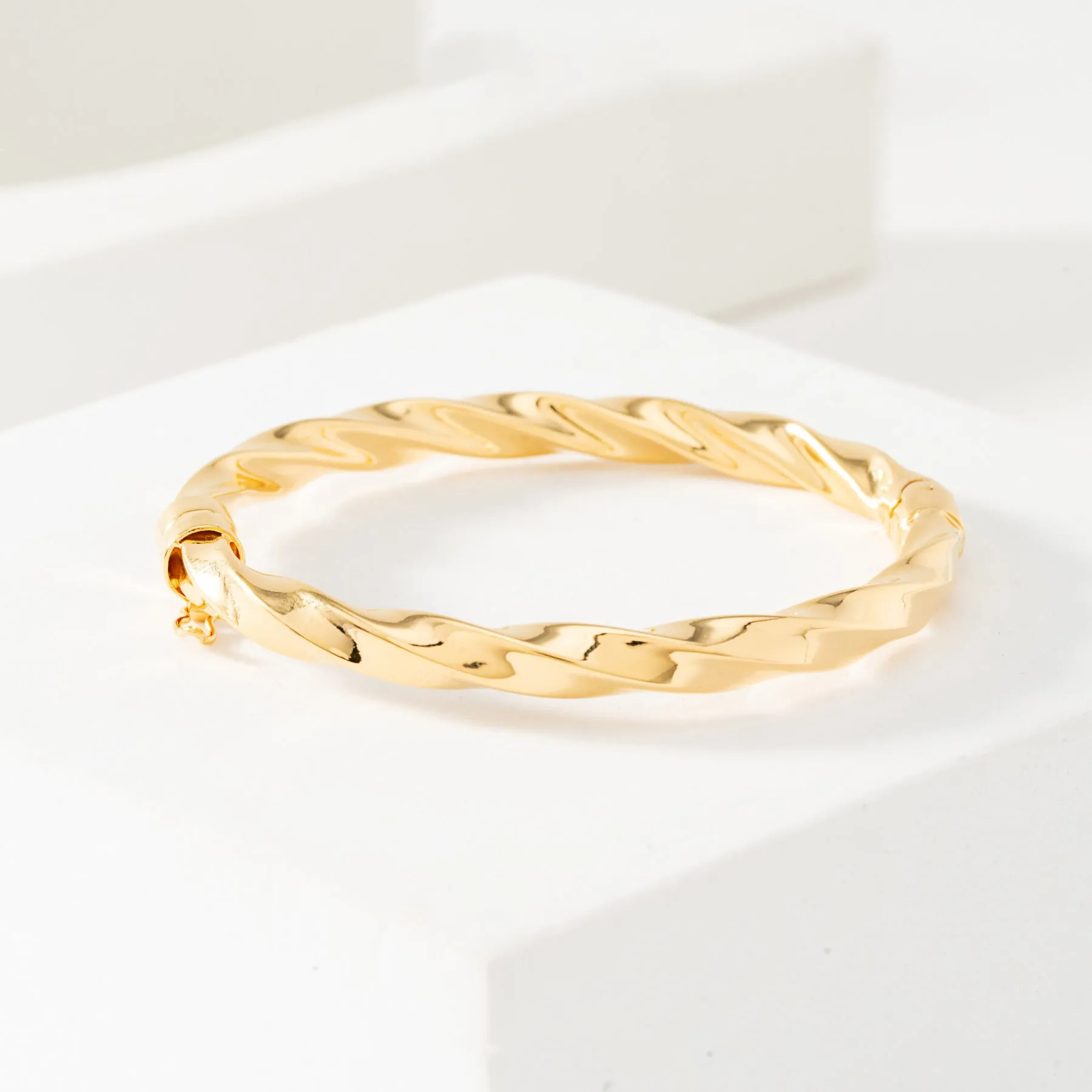 Gelang Eva Spiral Full Gold