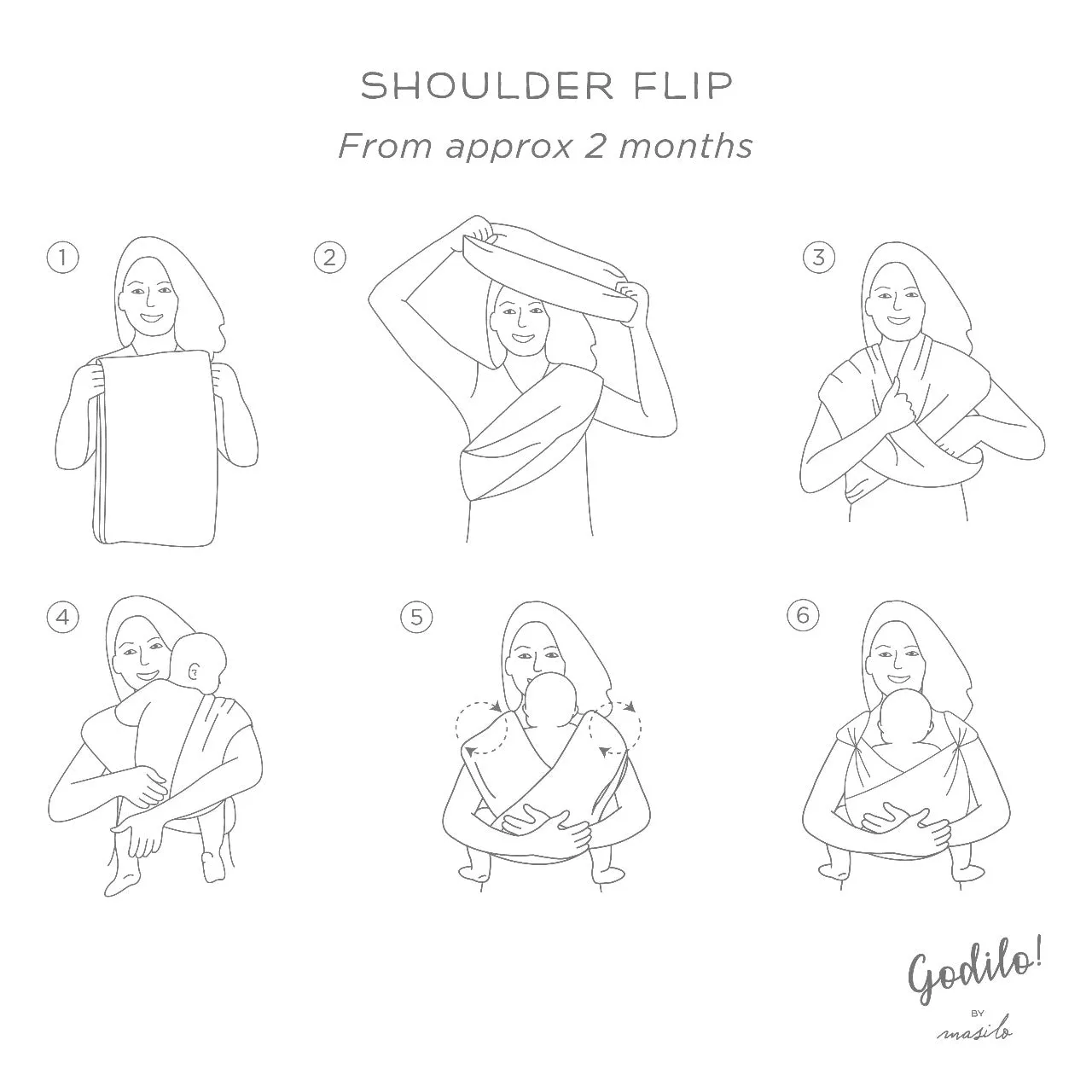 Godilo Ergonomic Organic Cotton Baby Carrier Wrap – Leaf