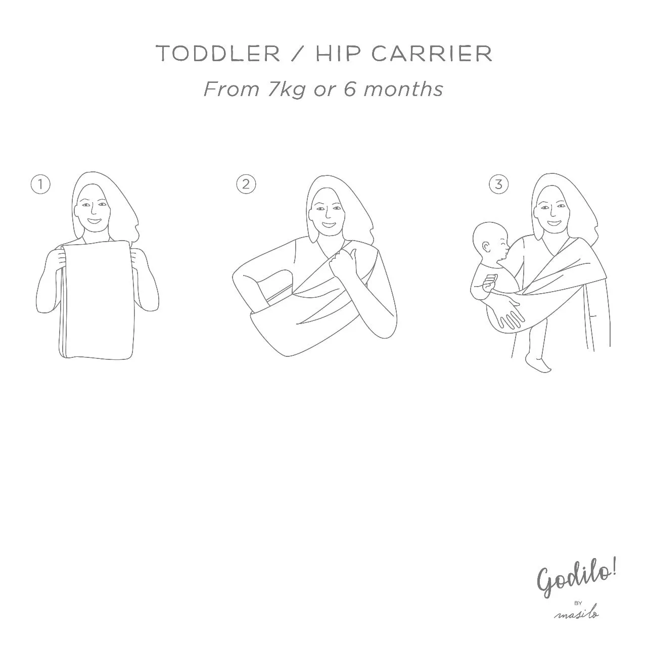 Godilo Ergonomic Organic Cotton Baby Carrier Wrap – Leaf