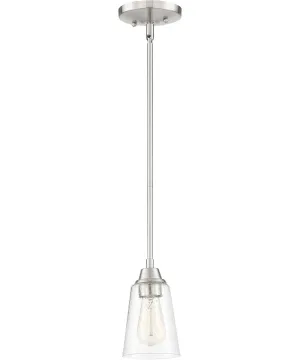 Grace 1-Light Mini Pendant Brushed Polished Nickel