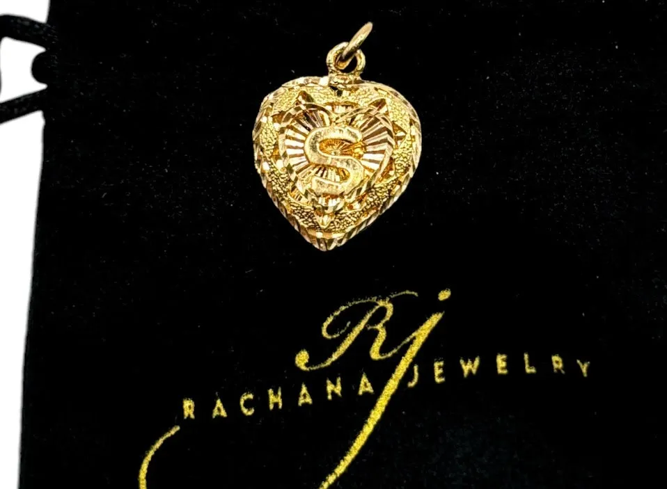 Heart Letter Pendants